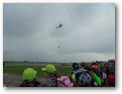 Helicopter show na hradeckém letišti