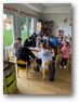 Společné kreslení MŠ versus žáci 8. a 9. třídy